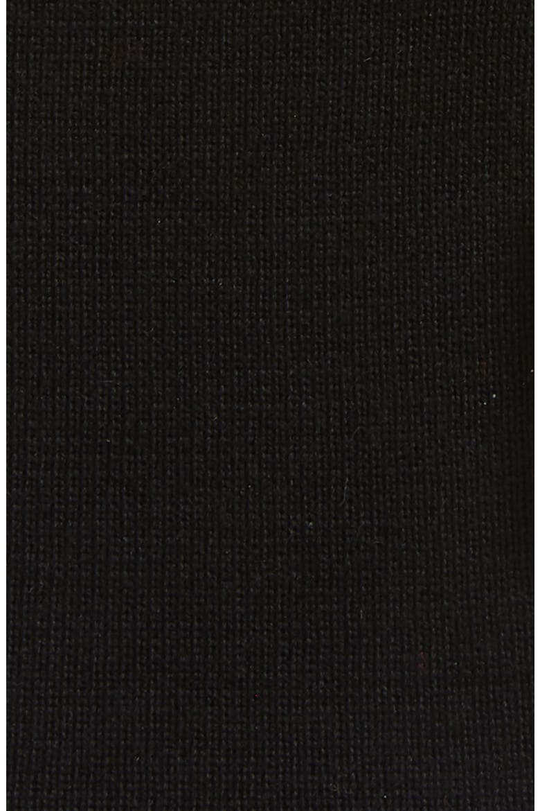 Merino Wool Neckband Scarf, Alternate, color, BLACK