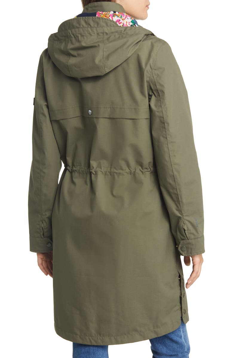 Joules Women's Loxley Long Waterproof Raincoat, Alternate, color,