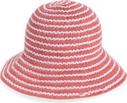 NORDSTROM RACK Stripe Straw Bucket Hat