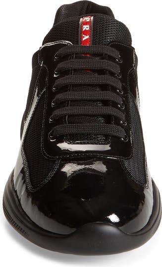 【スポーティリュクス】PRADA Vernice スケートシューズ Prada America's Cup Vernice Bike Low Top Sneaker (Men