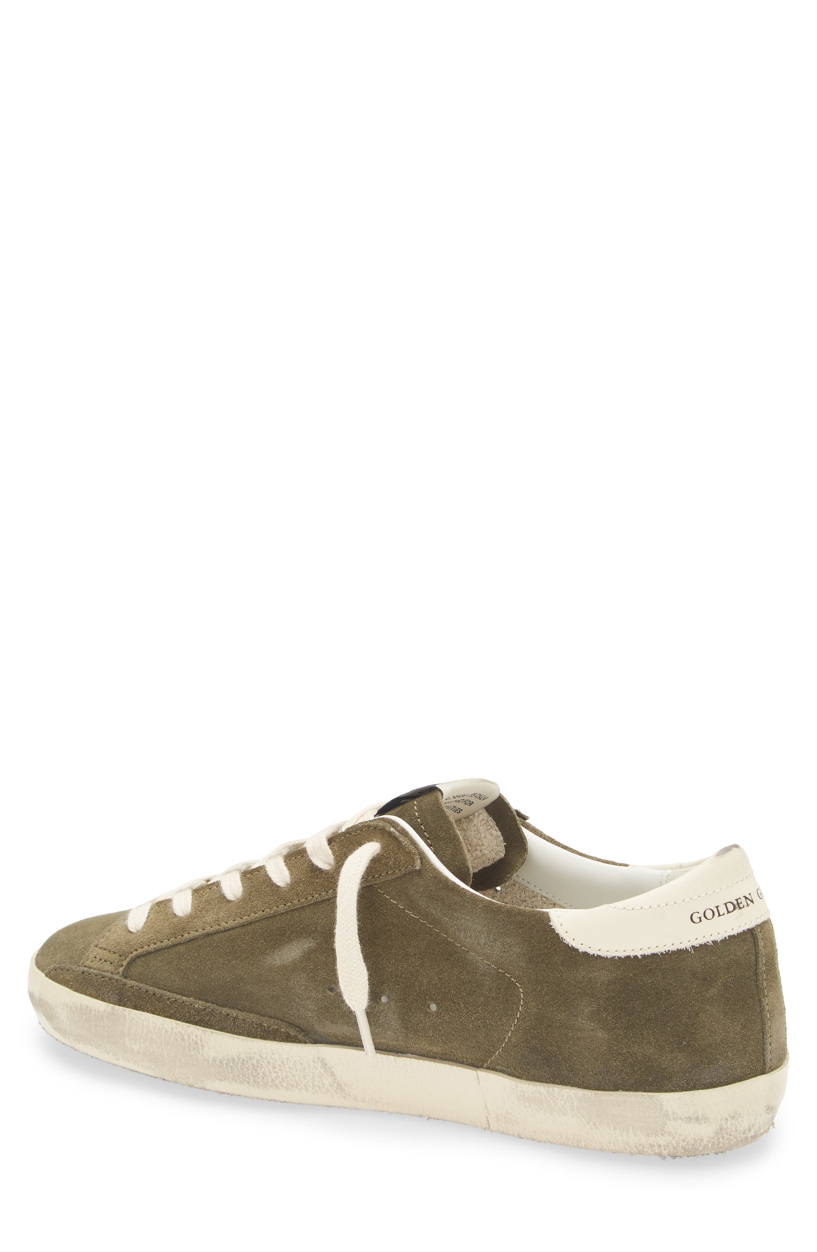 Golden Goose Super-Star Low Top Sneaker, Alternate, color, Olive Night/ Cream
