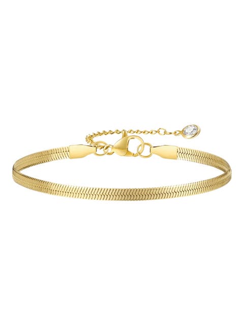 Chic Adjustable Gold Snake Chain Bracelet