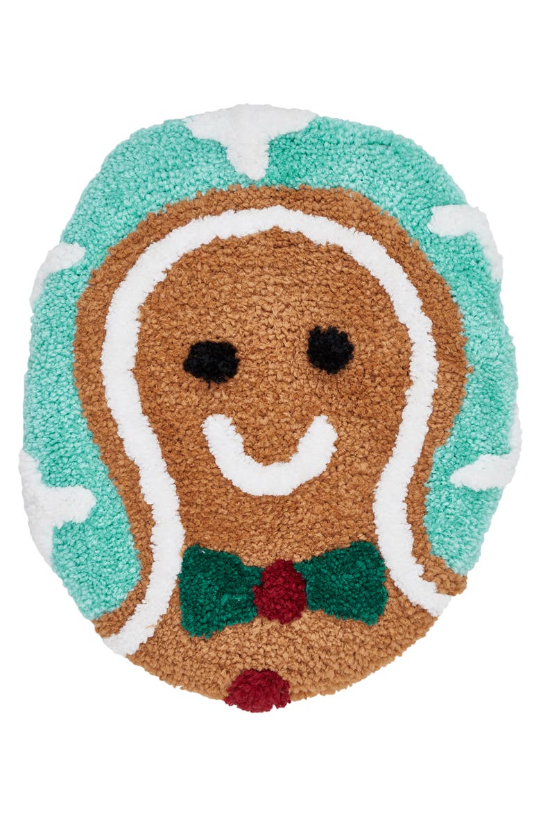 VCNY HOME Gingerbread Man Holiday 2-Piece Set Bath Mat, Alternate, color,