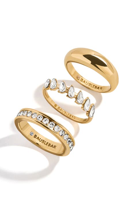 Greta Set of 3 Waterproof Ring Set