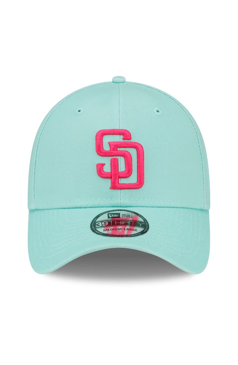 New Era Men's New Era Mint San Diego Padres 2022 City Connect 39THIRTY Flex Hat, Alternate, color,