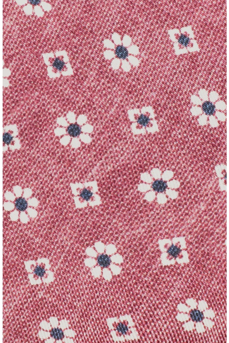 Mulroney Geometric Silk Tie, Alternate, color, BERRY