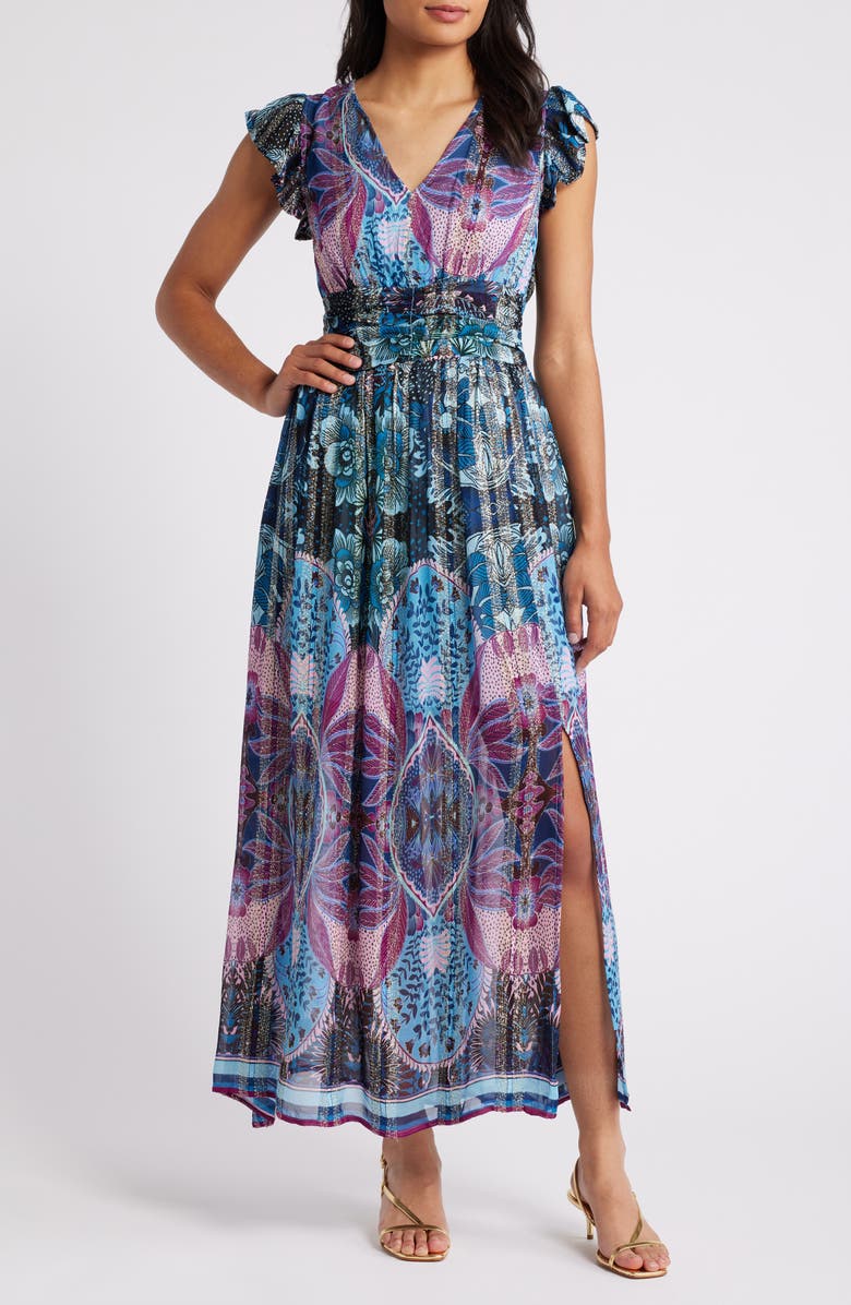 CIEBON Jennsen Floral Maxi Dress, Main, color, 