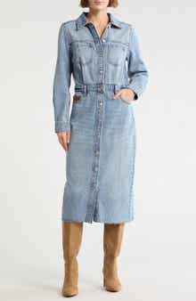 DKNY Jeans Denim Overall Dress