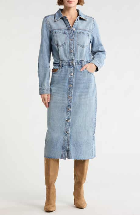 DKNY Jeans Denim Overall Dress