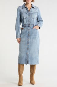 DKNY Jeans Denim Overall Dress