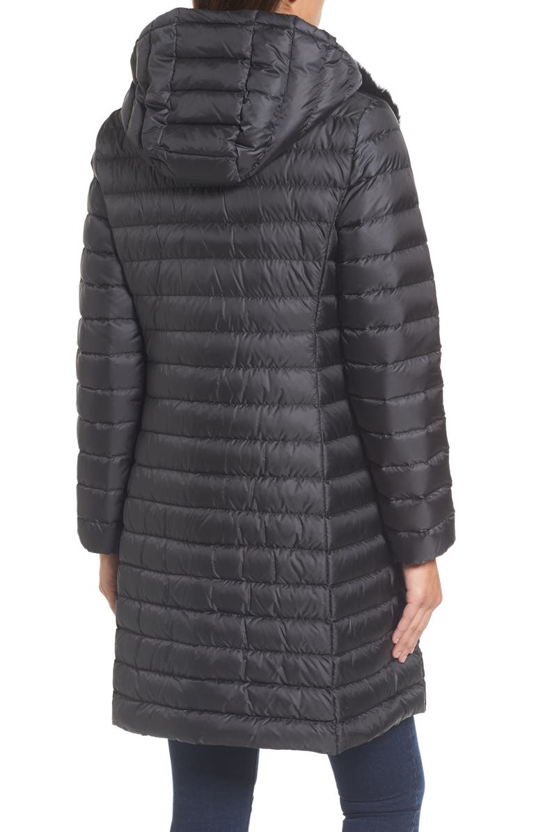 Cole Haan Signature Down Jacket with Faux Fur Hood | Nordstromrack