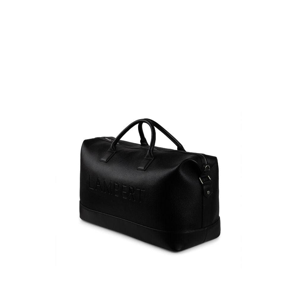The June -  Vegan Leather Travel Bag, Alternate, color, Black