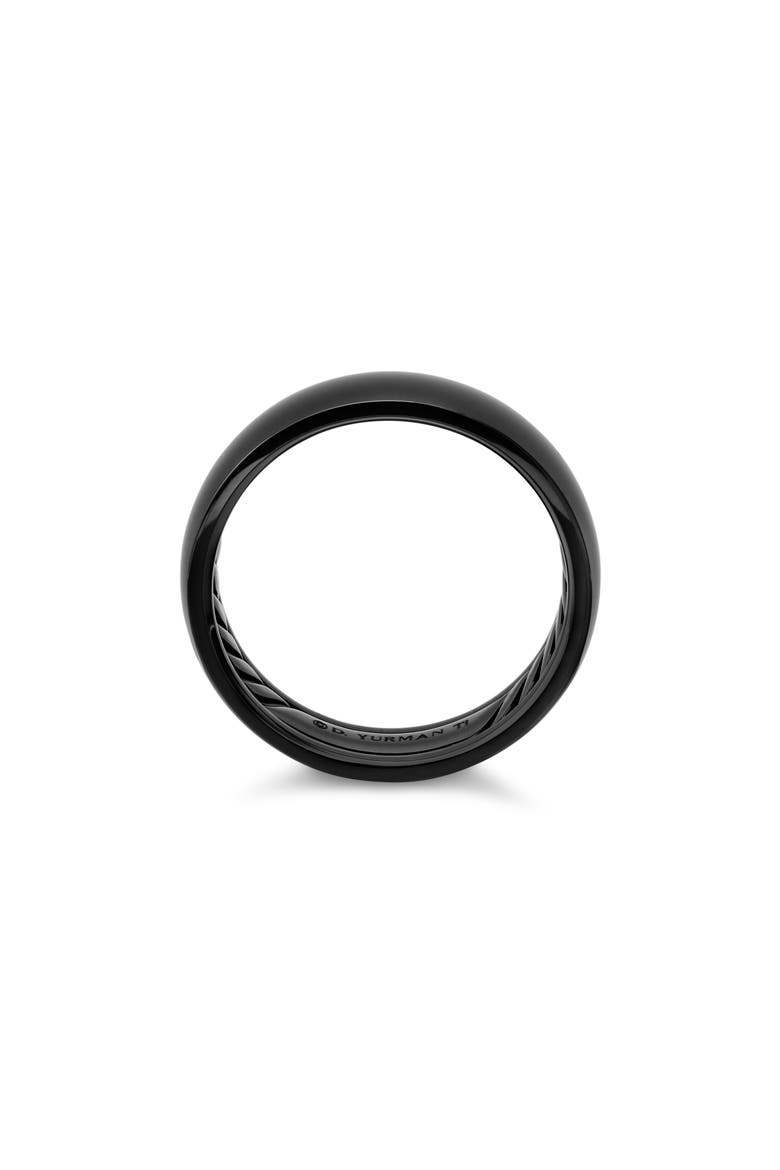 DY Classic Band Ring, 6mm, Alternate, color, BLACK TITANIUM