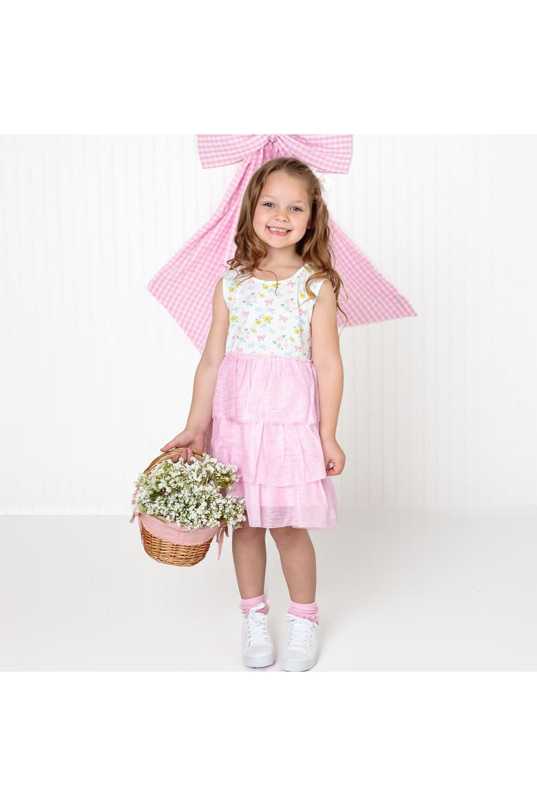 Sweet Floral Tank Tutu Dress, Alternate, color, Pink