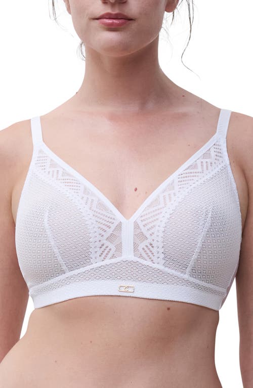 Chantelle Lingerie Origins Full Support Wirefree Bra In White