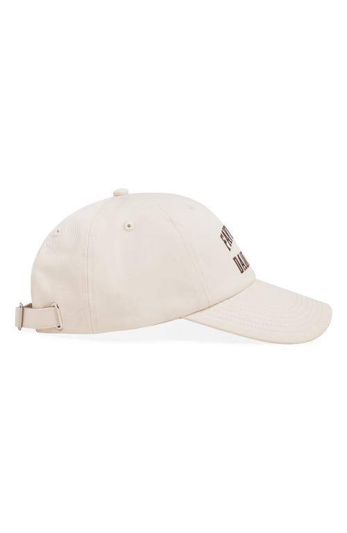 Favorite Daughter All Caps Logo Baseball Cap In Neutral