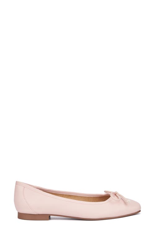 New York And Company Paulina Ballet Flat In Blush Smooth