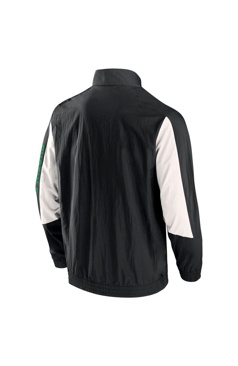 FANATICS Men's Fanatics Branded  Black Austin FC Net Goal Raglan Full-Zip Track Jacket, Alternate, color, Black