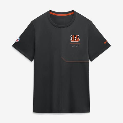 Men's Nike Black Cincinnati Bengals Sideline UV Dri-FIT Coaches Shirt
