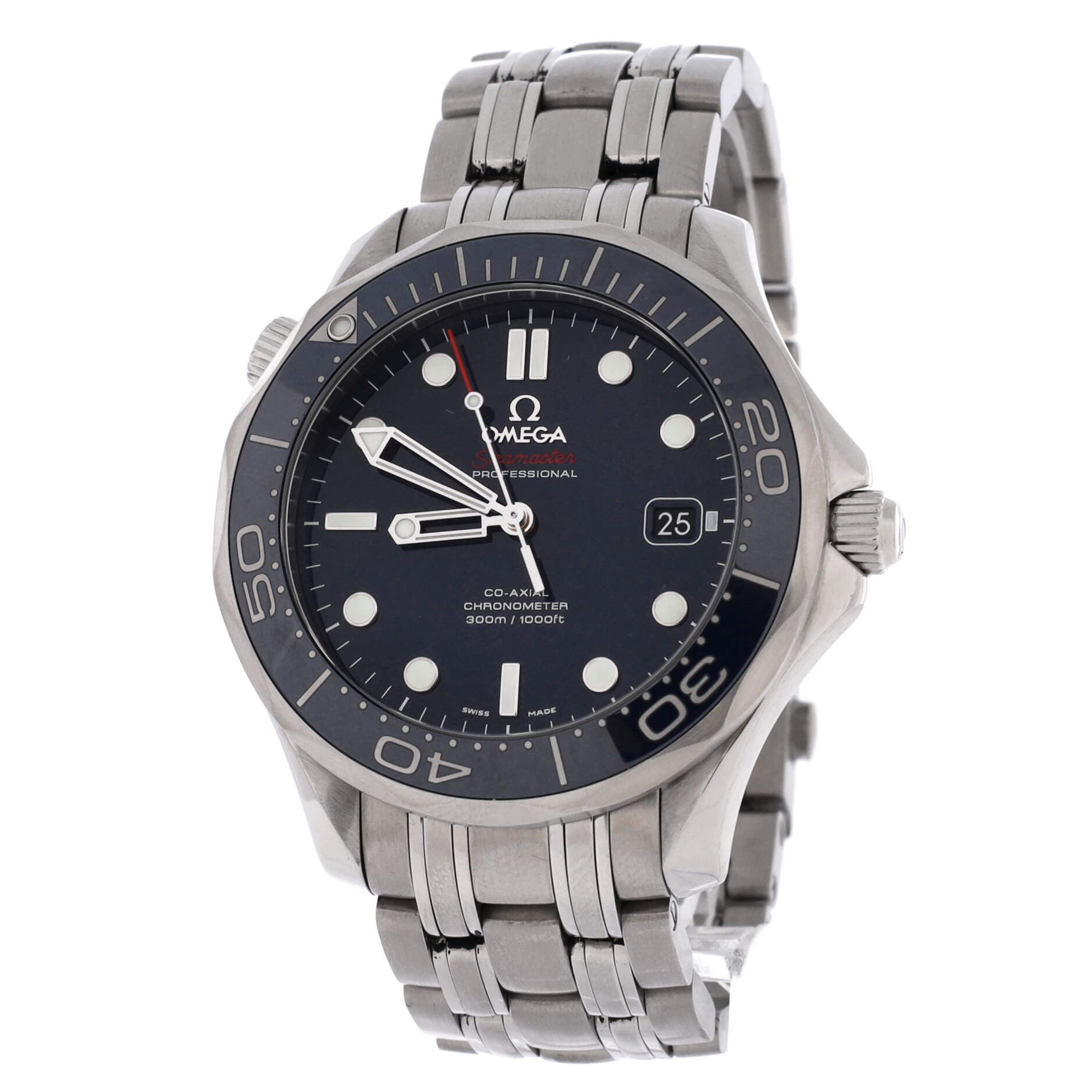 Seamaster Professional Diver 300M Co-Axial Chronometer Automatic Watch Stainless Steel 41, Alternate, color, Metallic Silver