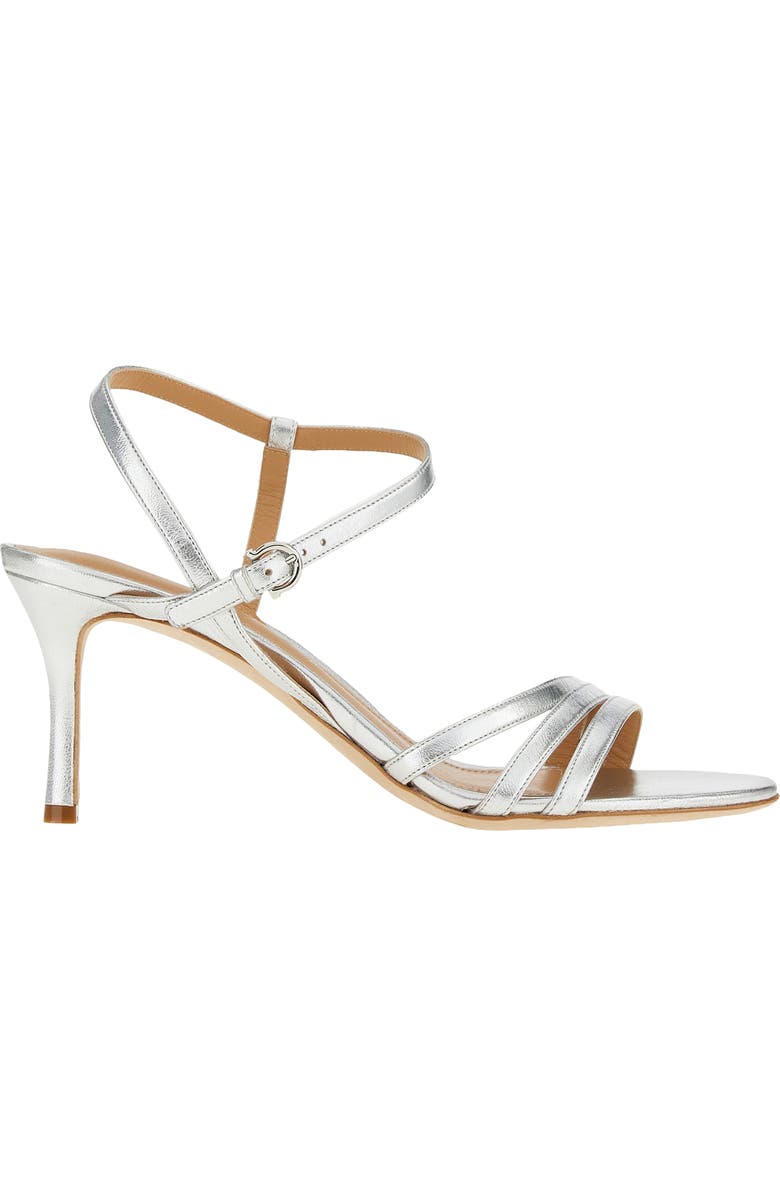 FERRAGAMO Idwige Sandal, Alternate, color, Silver