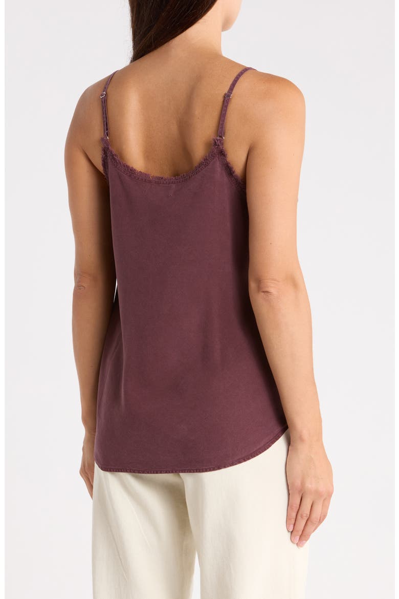 Frayed Edge Camisole, Alternate, color, PINOT NOIR