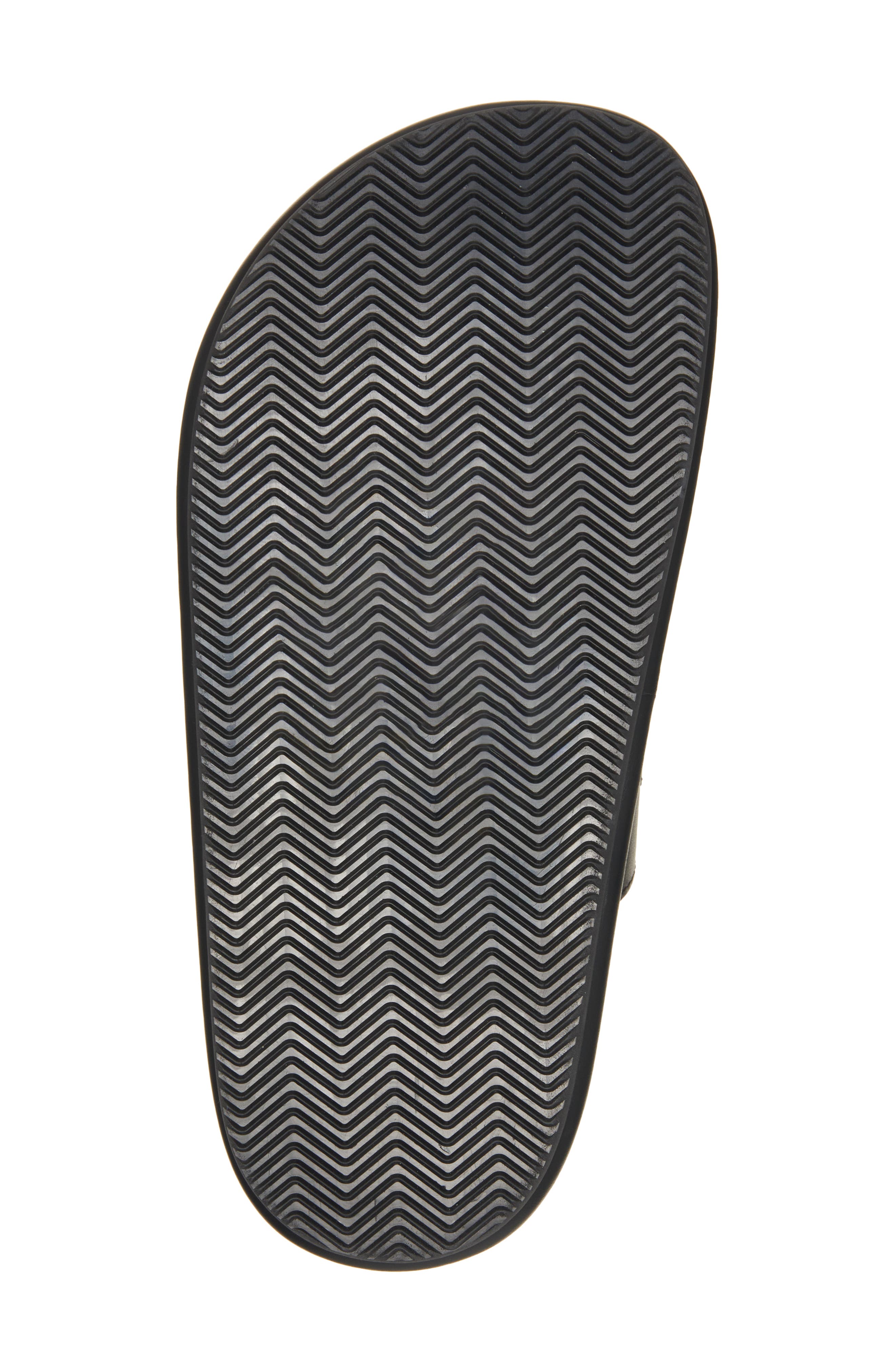 Moncler Bell Slide Sandal, Alternate, color, Black