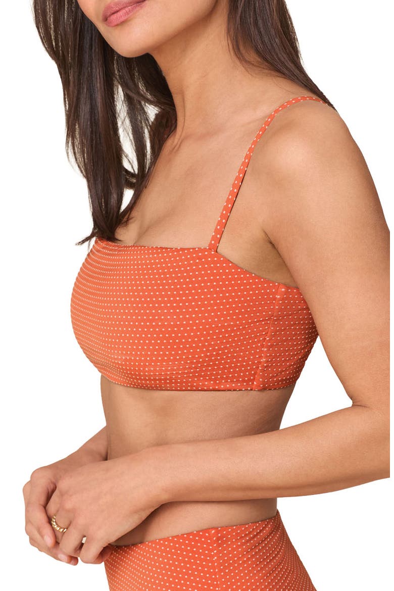 Cabo Bikini Top, Alternate, color, MARMALADE