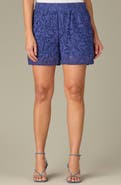 Wit & Wisdom Skyrise Cotton Eyelet Glider Shorts