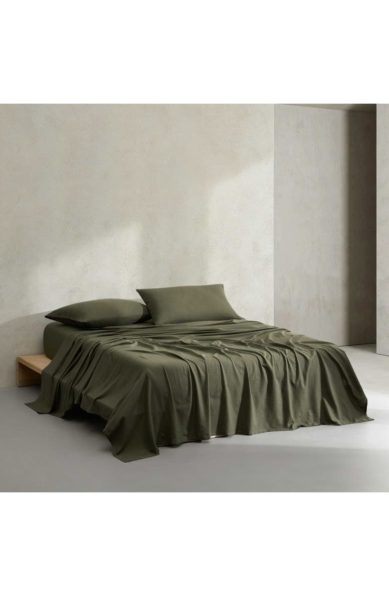 Calvin Klein Soho Cotton Sheet Set, Alternate, color, Dark Green