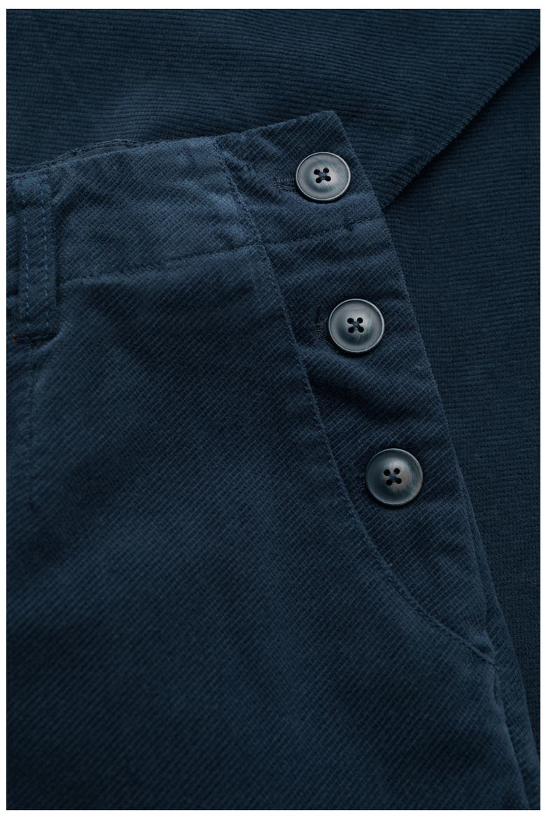 Crackington Sailor Button Crop Pull-On Pants, Alternate, color, MARITIME
