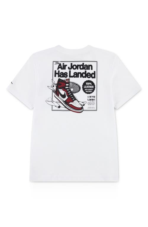 Jordan Kids' Air Has Landed Graphic T-shirt In White