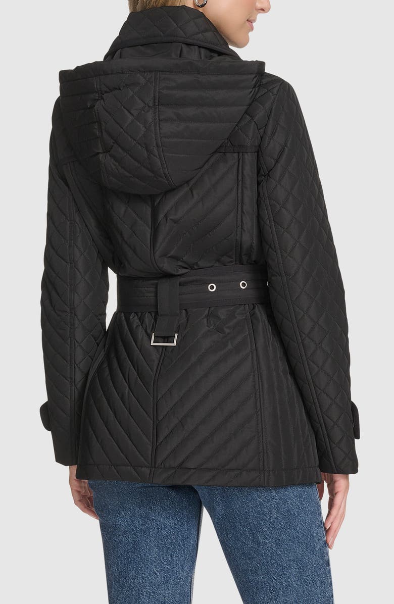 Andrew Marc Brinklee Water Resistant Quilted Jacket, Alternate, color, Black