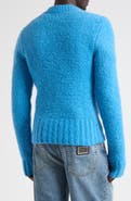 Dolce&Gabbana Bouclé Effect Mohair & Virgin Wool Blend Sweater