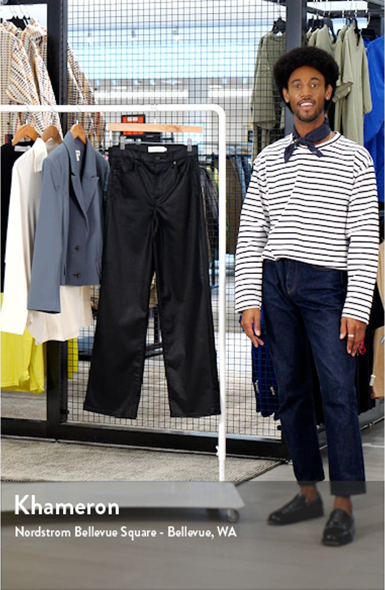 Coated Wide Leg Dad Jeans, sales video thumbnail