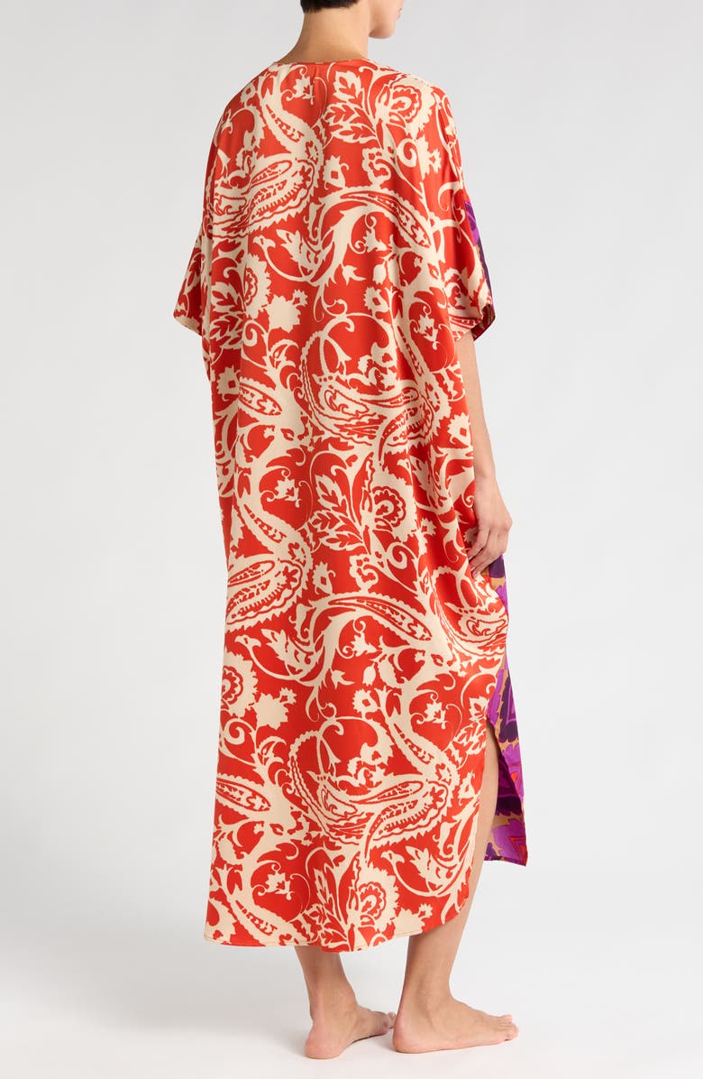 Natori Palace Satin Nightgown, Alternate, color, 