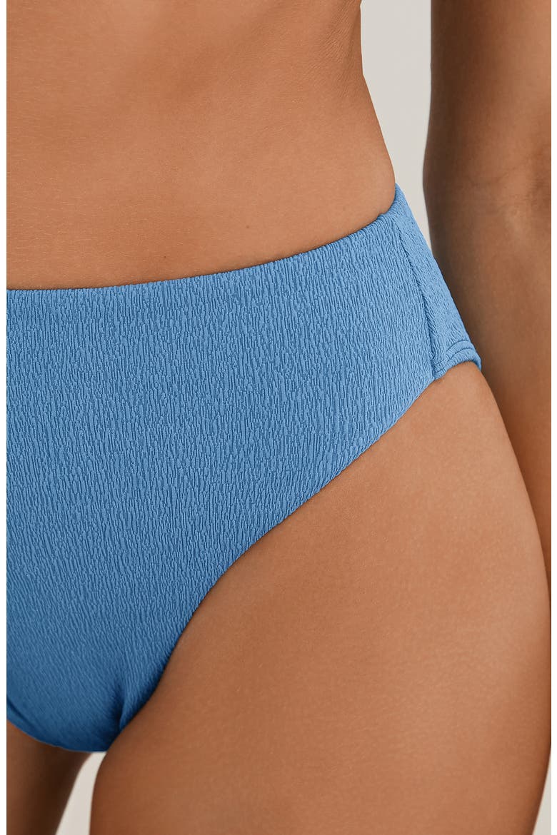 Firenze Gigi Hot High Waist Bikini Bottoms, Alternate, color, BLUE