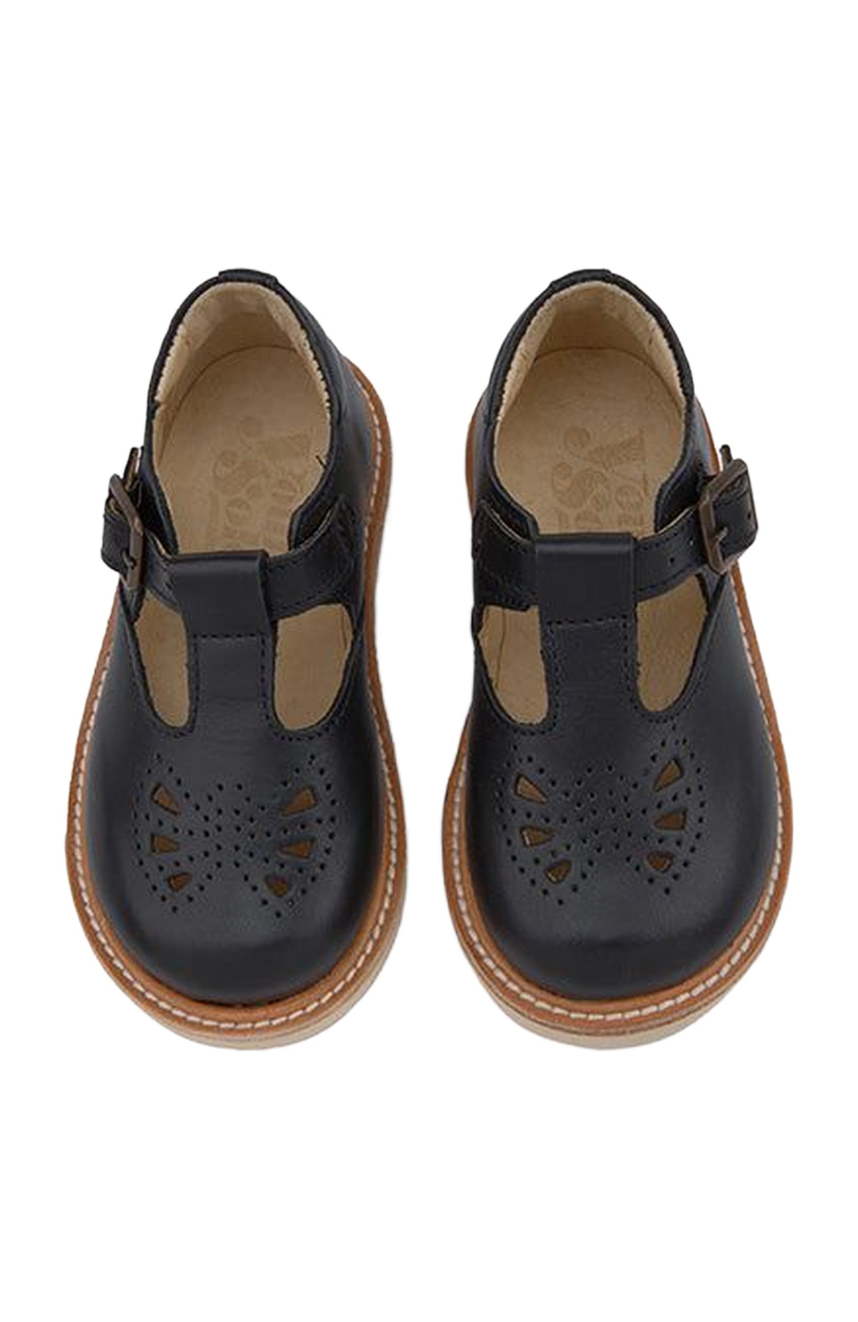 Young Soles Rosie Kids T-Bar Shoe, Alternate, color, Black