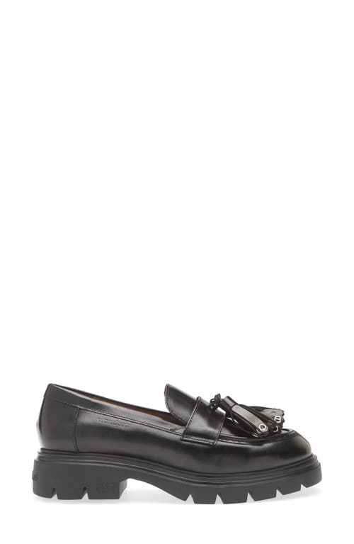 Wonders A-4303 Tassel Platform Loafer In Black