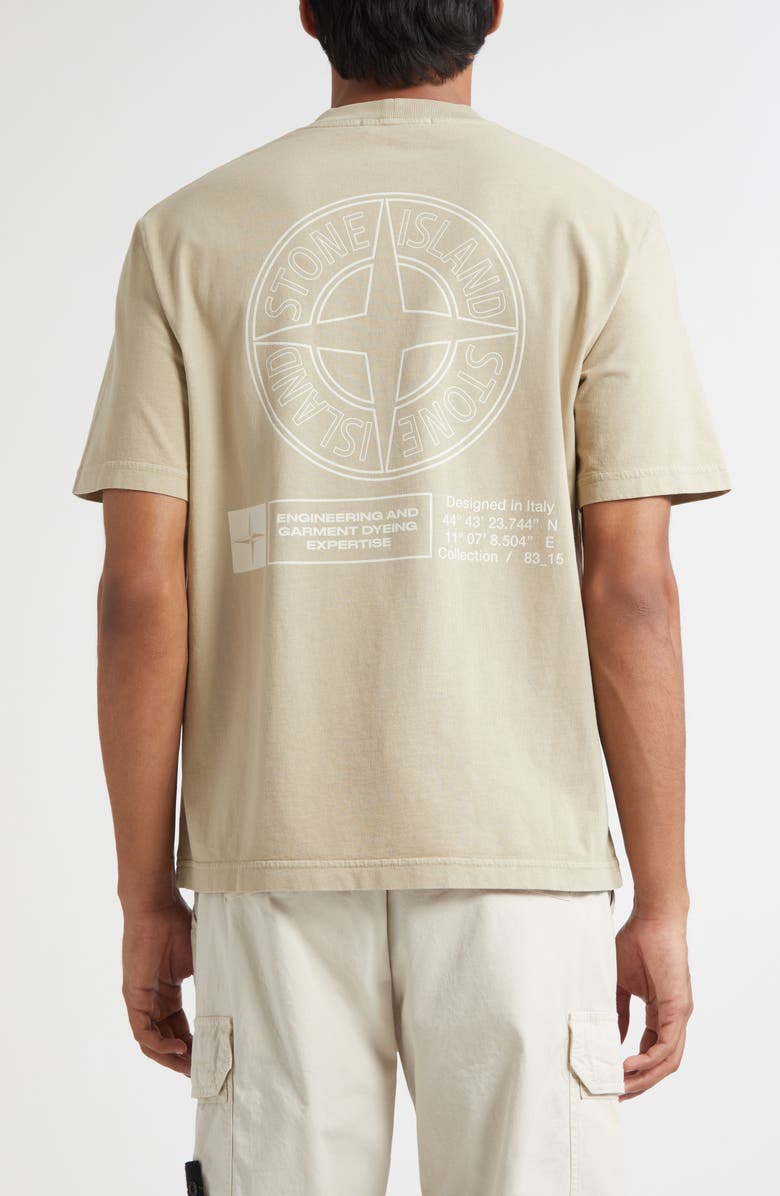 Stone Island Institutional One Logo Graphic T-Shirt, Alternate, color, V009a Desert