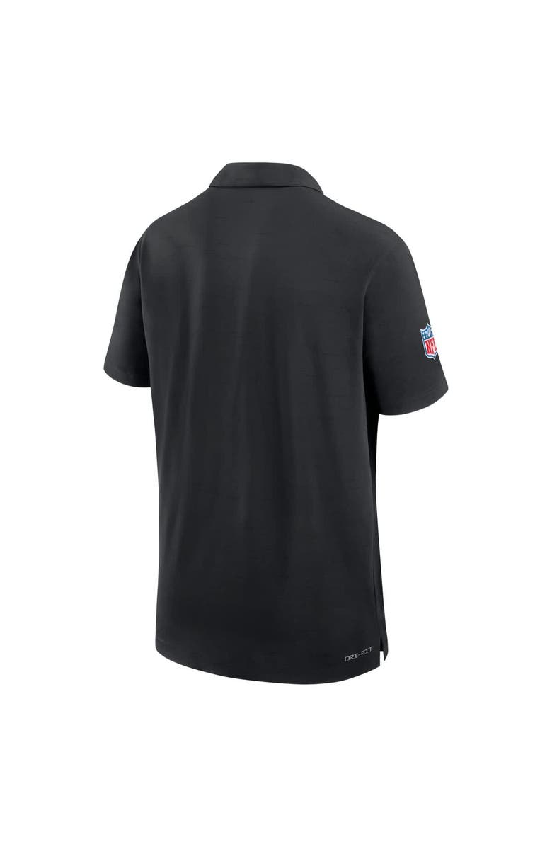 Nike Men's Nike Black Atlanta Falcons 2024/25 Sideline Performance Polo, Alternate, color, 