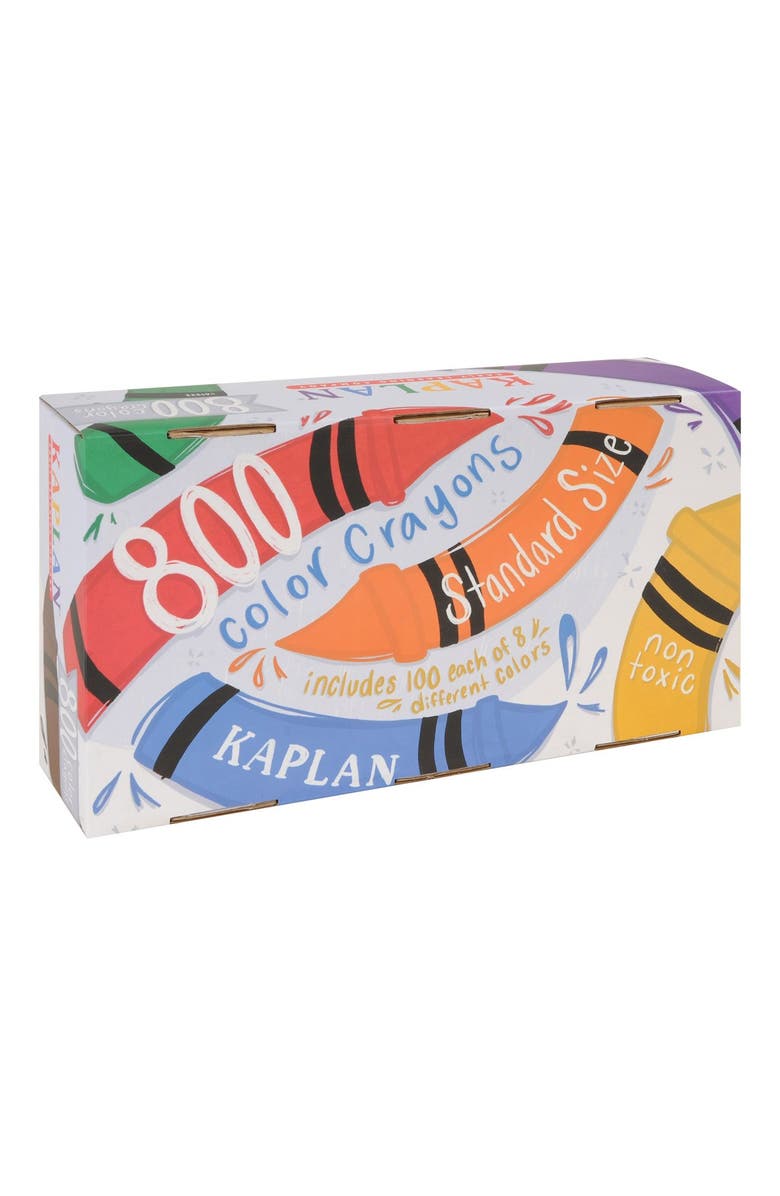 Kaplan Early Learning Company Standard Crayons Class Pack - 800 Per Box, Main, color, Multicolored