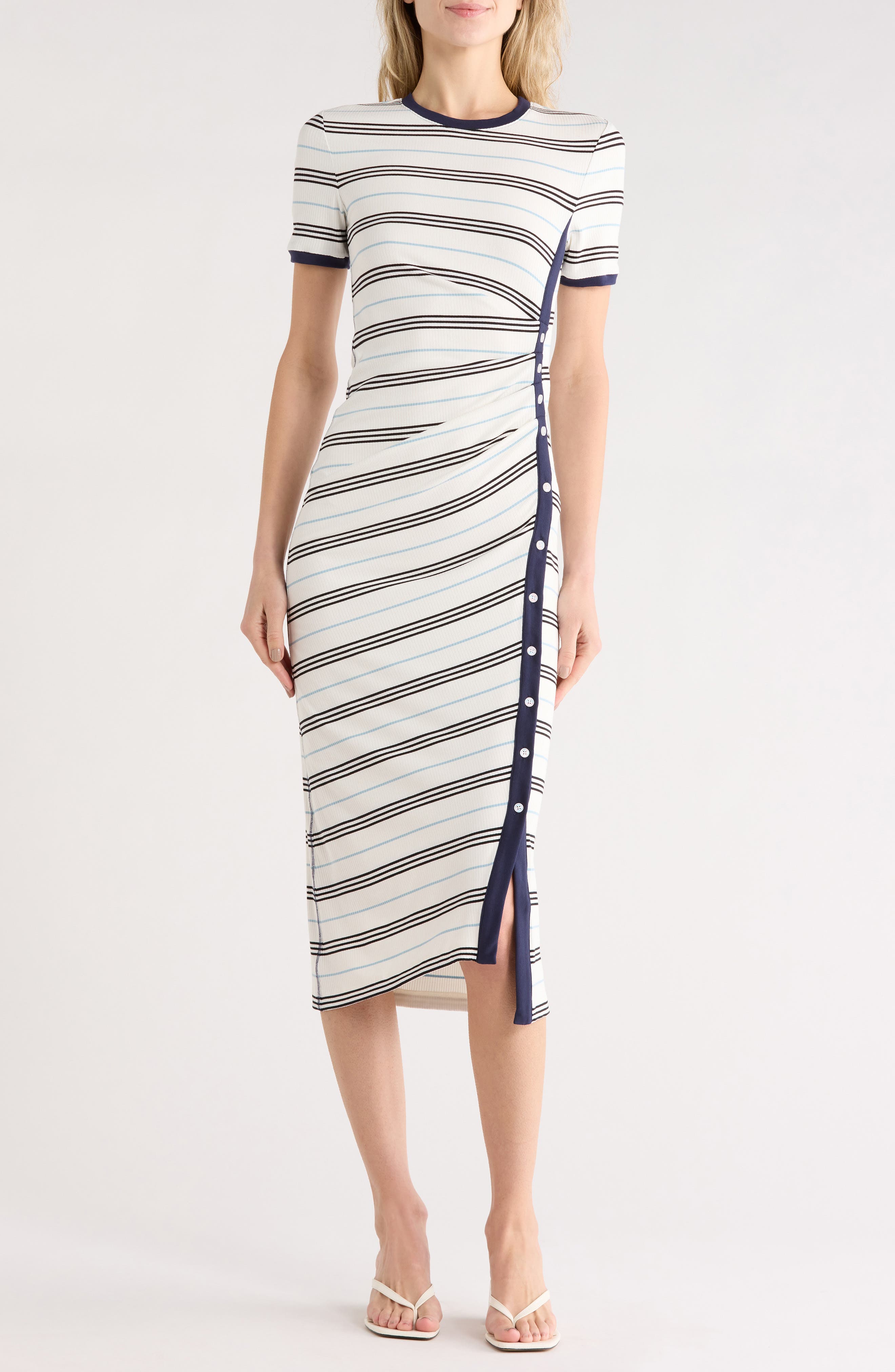 Simkhai Shanna Stripe Midi Dress