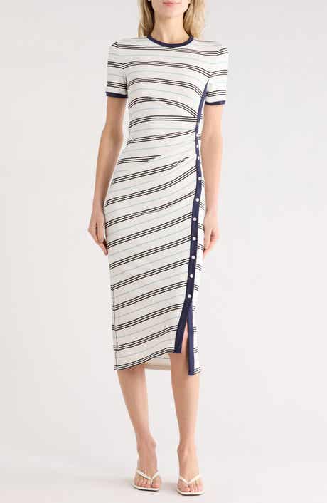 Simkhai Shanna Stripe Midi Dress