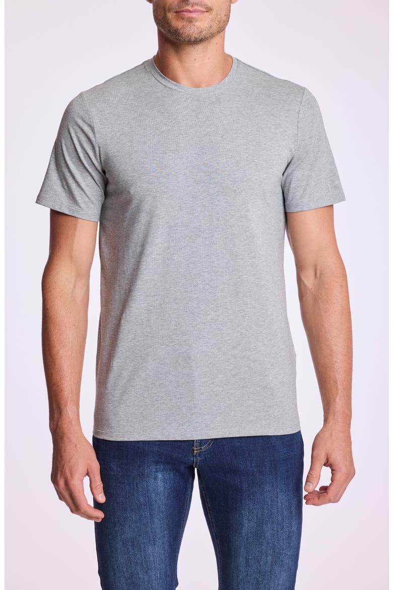 Lucas Crewneck T-Shirt, Main, color, LIGHT GREY