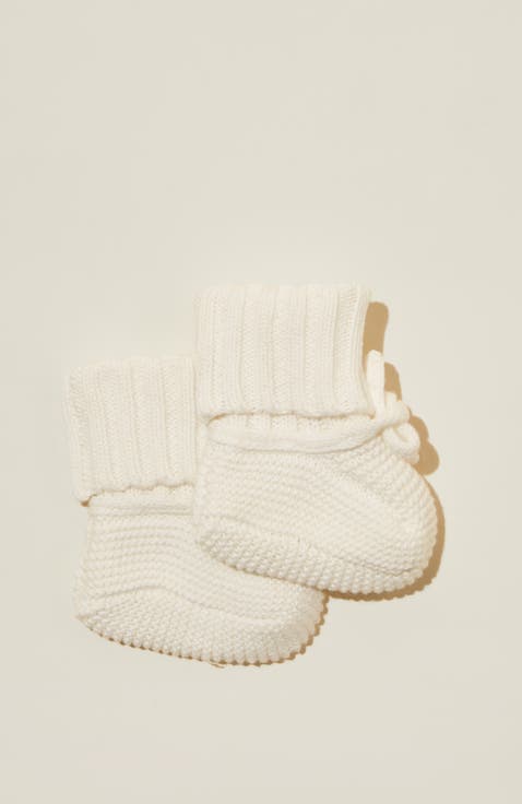 Organic Knit Booties