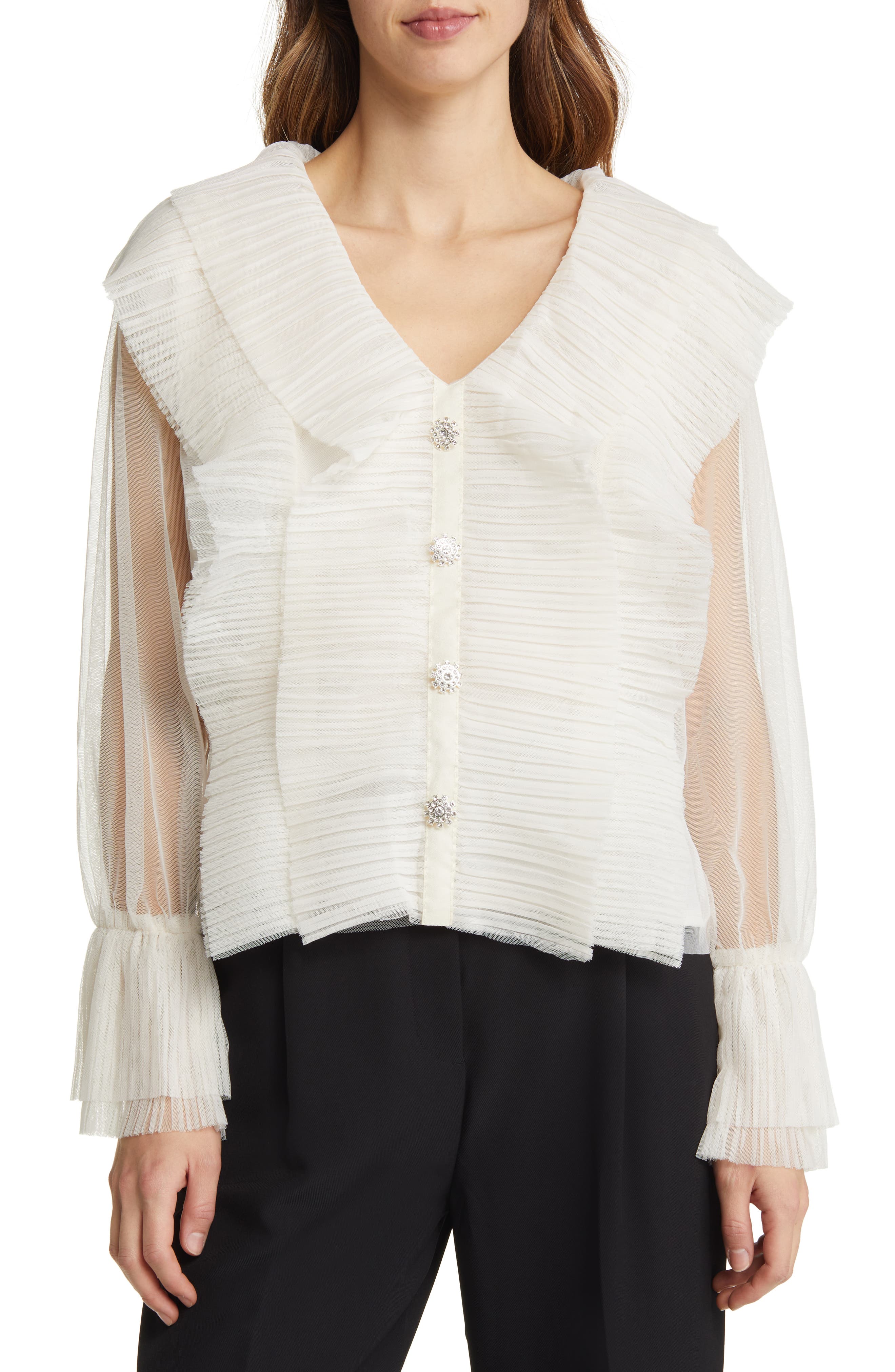 Gloria Ruffle Cardigan