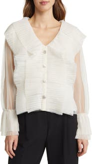NIKKI LUND Gloria Ruffle Cardigan
