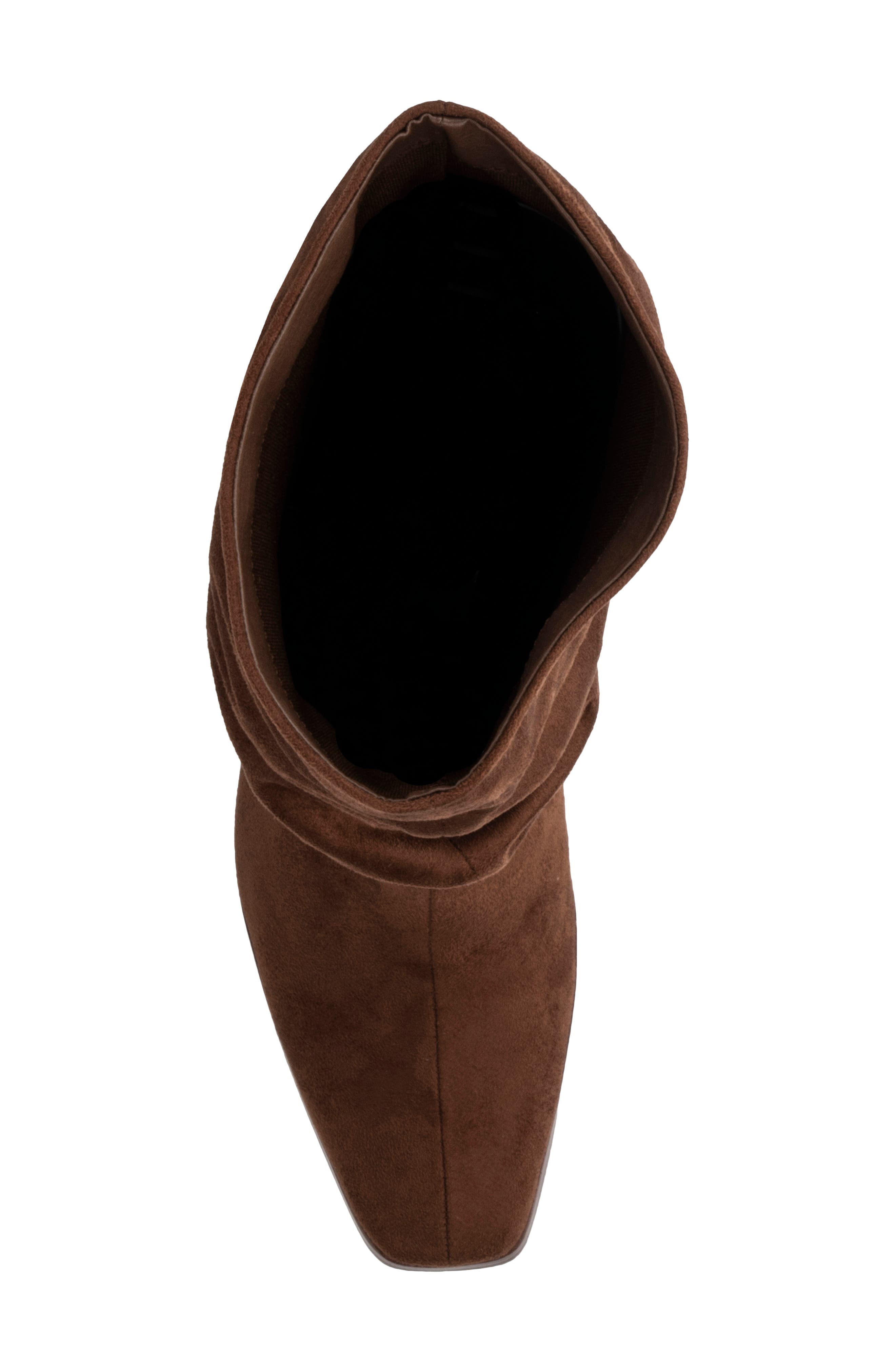 NEW YORK AND COMPANY Damaris Faux Suede Tall Boot, Alternate, color, Cognac