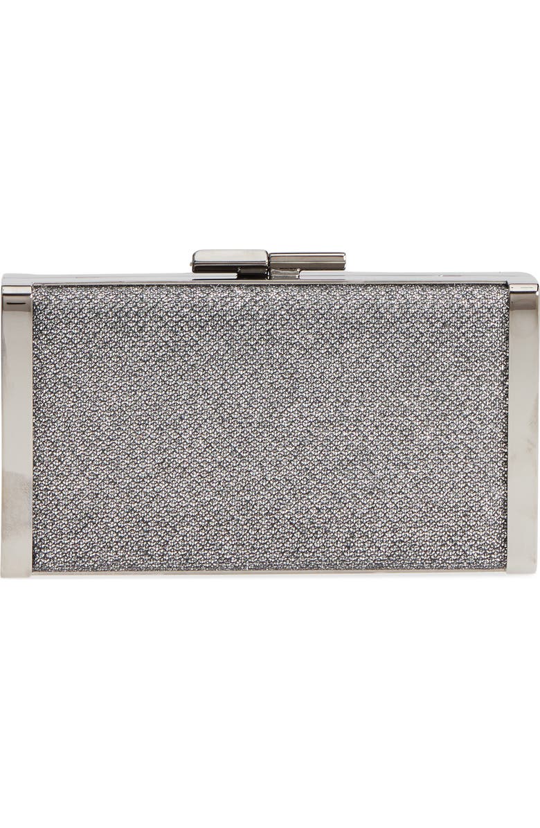 Jimmy Choo J Glitter Box Clutch, Main, color,